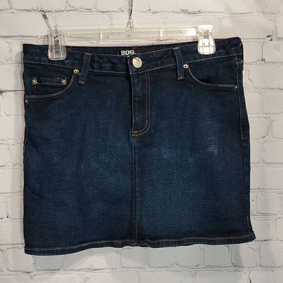 BDG Dresses & Skirts - BDG Urban Outfitters dark wash denim mini skirt